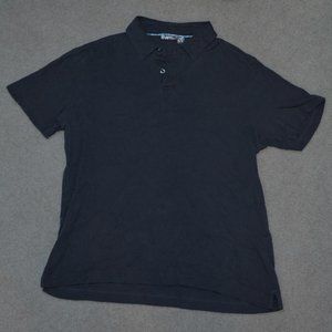 Dark blue polo shirt